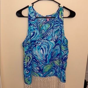 Lilly Pulitzer fringe tank